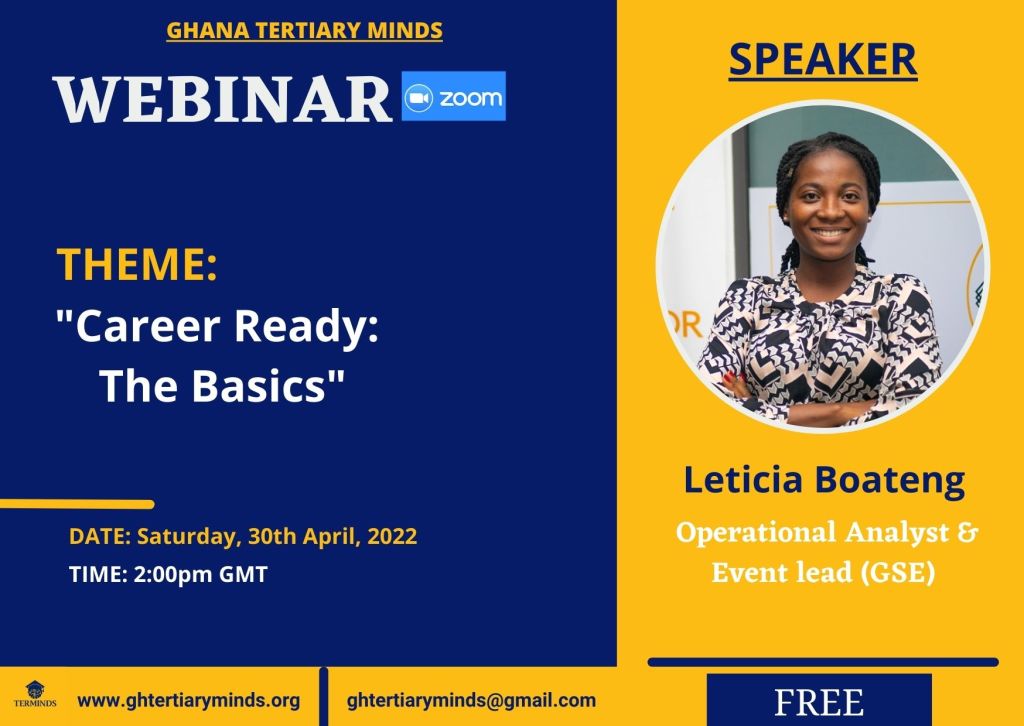 WEBINAR: Career Ready –The&nbsp;Basics