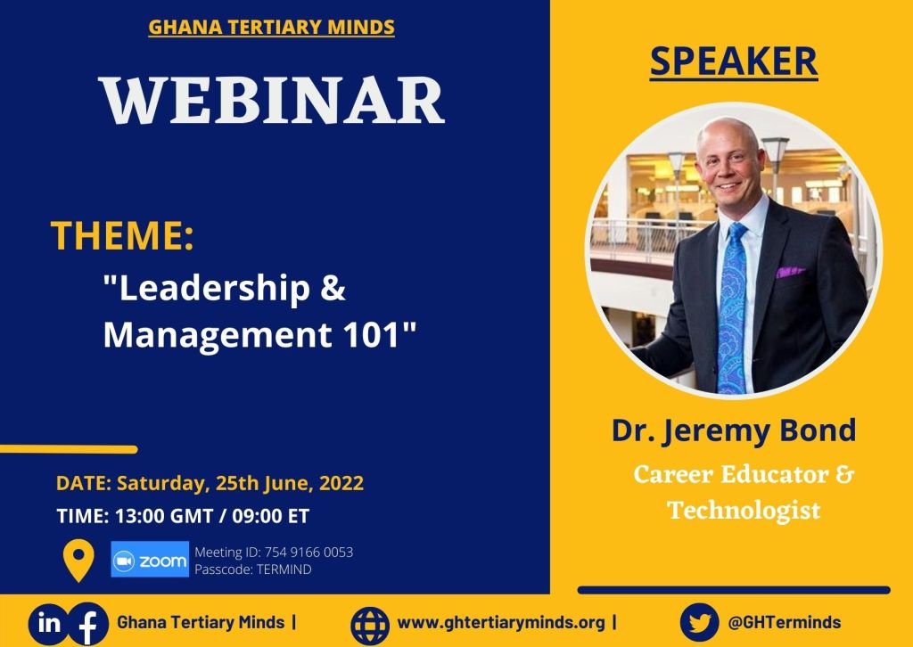 WEBINAR: Leadership and Management&nbsp;101