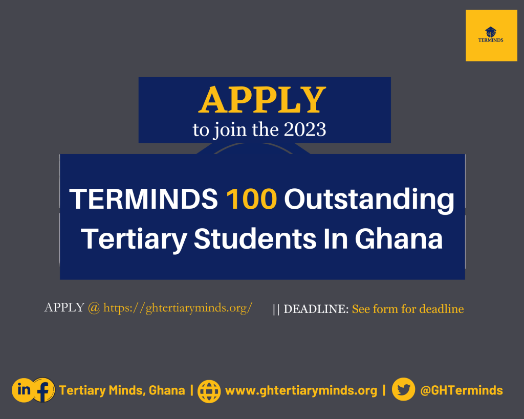 100 Outstanding Tertiary Students&nbsp;2023
